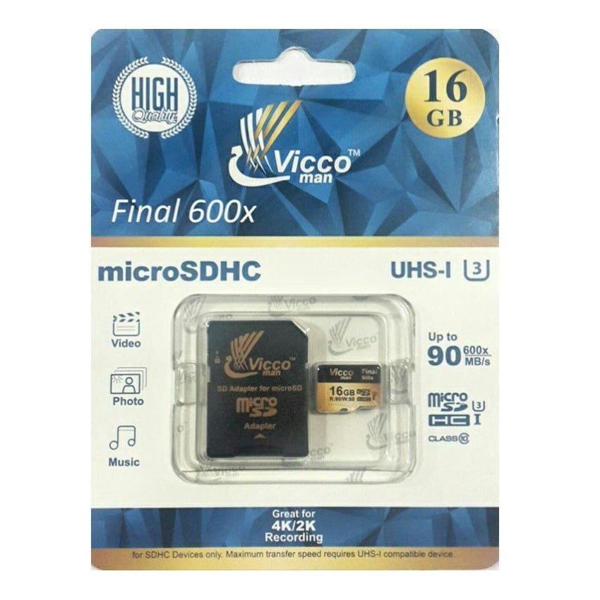 رم میکرو Viccoman U3 90MB 16GB + گارانتی مادام
