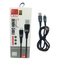 کابل میکرو AKO مدل AC-13 کنفی پوست ماری سرفلزی اصل چین