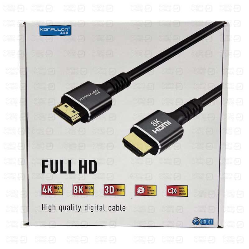 کابل HDMI خروجی 8K کانفلون مدل HD01 اورجینال