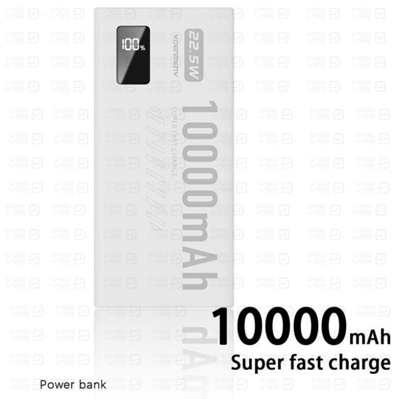 پاوربانک دنمن مدل DP43 ظرفیت 10000 خروجی 22.5W اورجینال