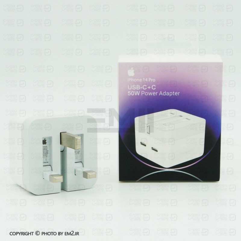 کلگی دو پورت PD آیفون مدل IPHONE 14 PRO مدل 50W