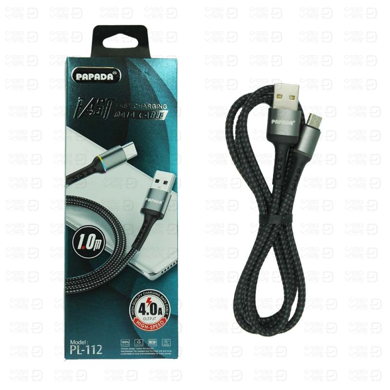 کابل میکرو کنفی PAPADA مدل PL-112 فست 4A اورجینال