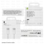 کابل آیفون 15 دوسر TYPE-C پکدار اصل چین