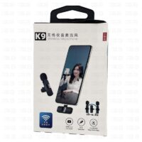 میکروفون K9 یقه ای بی سیم TYPE-C بسته دو عددی