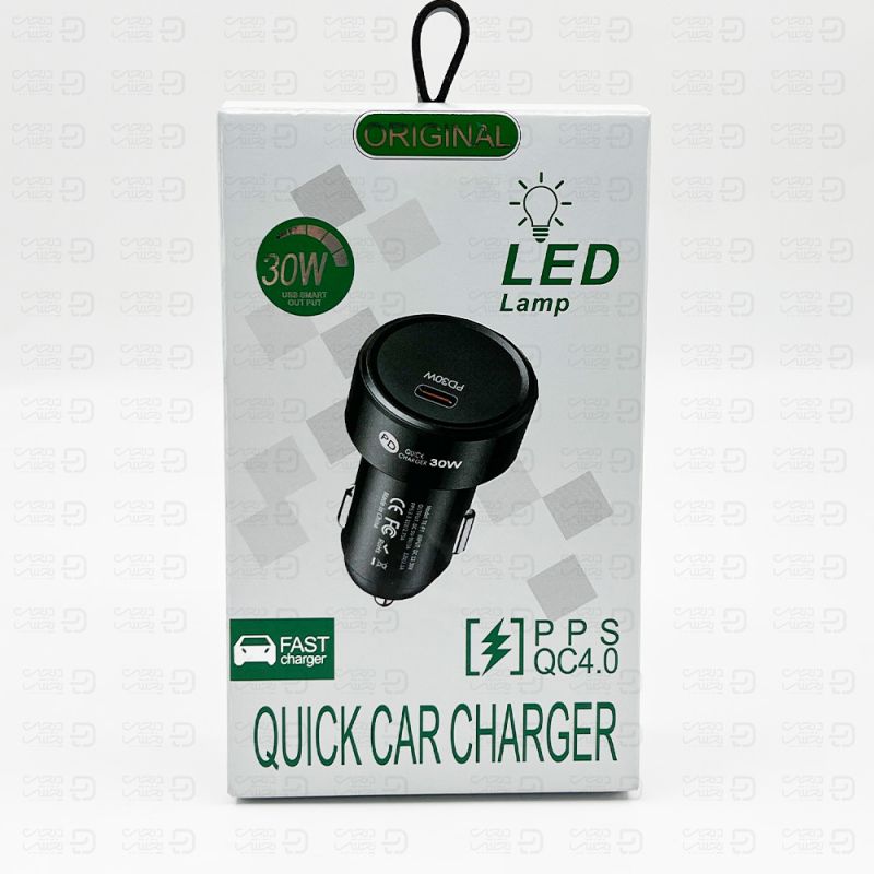 شارژر فندکی پورت تایپ سی 30W  مدل P7