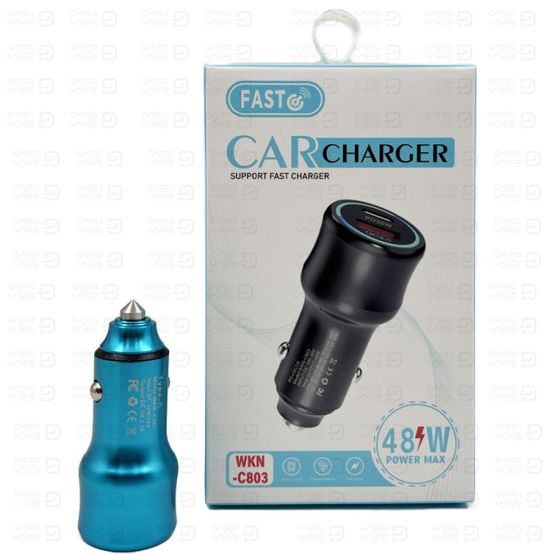 شارژر فندکی دو پورت مدل WKN-803 48W