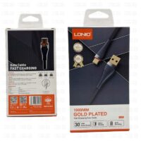 کابل آیفون LDNIO یک متری مدل LS691 اورجینال
