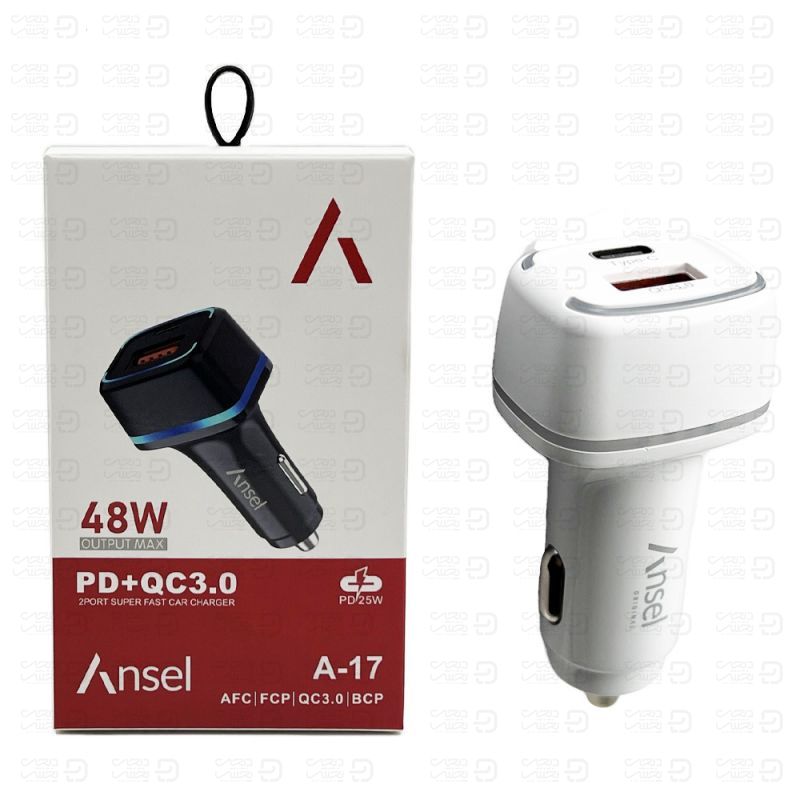 شارژر فندکی 48W Ansel مدل A-17 Pd Qc3