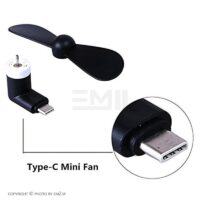 مینی پنکه USB-C تایپ سی