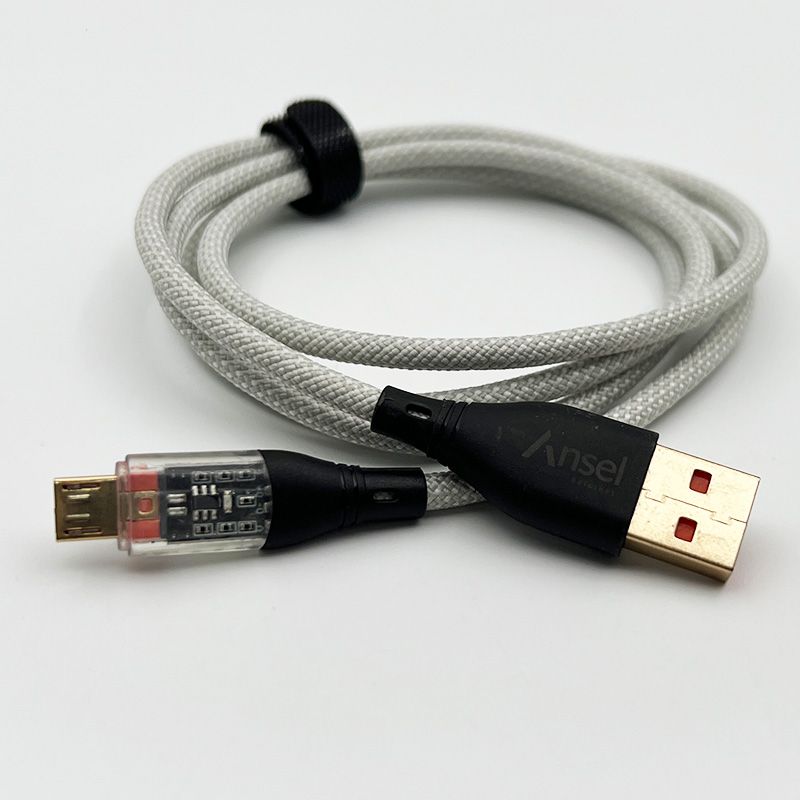 کابل MICRO V8 یکمتری 6A ANSEL A64 اورجینال