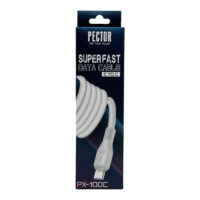 کابل دو سر تایپ سی PECTOR یک متری سیلیکونی اورجینال