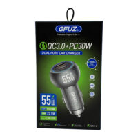شارژر فندکی GFUZ 55W PD مدل CR119 اورجینال