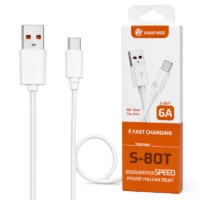 کابل TYPE-C طول 0.7 متر SASATHREE 1.5A مدل S-80T
